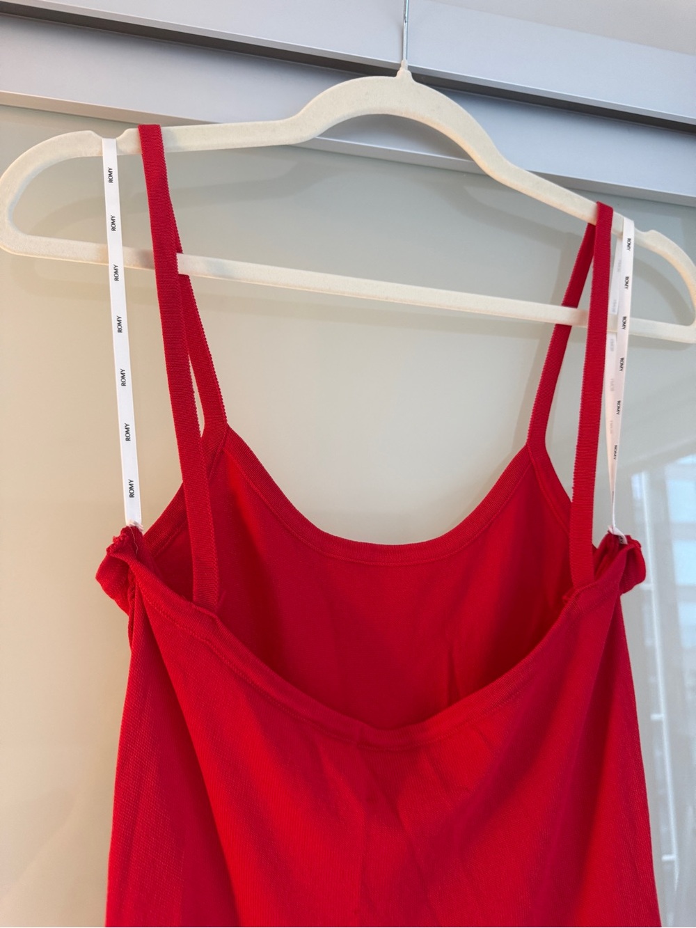 ROMY Pepi Knit Dress Gown in cherry red, like new - Picture 10 of 10